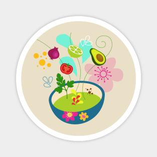 Guacamole party Magnet